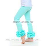 Softtextile Baby Icing Plain Dyed Ruffle Pants and Baby Harem Pant and Ruffle Bottom Wear thumbnail-1