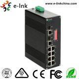 Hardened Unmanaged 8-port 10/100Base-TX (PoE) + 2-port 10/100/1000Base-TX/SFP Combo Ethernet Switch thumbnail-5