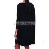 Lady Fabric Designer One Piece Dress Long Sweater Dress Women thumbnail-3