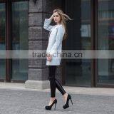 New Fashion Suede Jacket Long Coat for Ladies Women's Long Washed Elegant Coat thumbnail-2