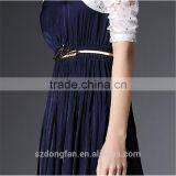 Flower Girl Dress Sewing Patterns Custom Garment Formal Dress For Women With Long Silk Skirt thumbnail-4