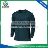 High Quality Basic Design 100%polyester O-neck Man Long Sleeve Golf Shirt thumbnail-1