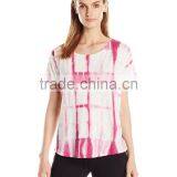 Women's Fashion Good Looking Short Sleeve Wholesale Tie Dye T-Shirt thumbnail-5