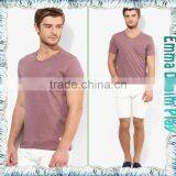 New Custom Design Mens Organic Cotton Round Neck T-Shirts thumbnail-4