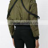 Shandao Wholesale High Quality Plain Dyed Army Green Fashion Ladies Long Summer Coats thumbnail-4