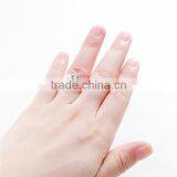 Copper Open Adjustable Rings Silver Plated Hollow Heart thumbnail-3