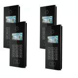 MS302C+MS100C 10 Inch IP Based Video Doorphone System Apartment Building Intercom System thumbnail-2