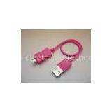 Pink Motorola / Pantech Cell Phone USB Cables USB Data Sync Cable 0.2m / 1.2m / 2m thumbnail-1