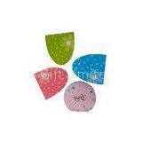 Pink, Blue, Yellow, Green Hat-shaped With Flower Image Lenticular Notepad / Memo Pad