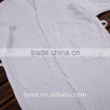 Colored Cotton/ Cut Velvet Bathrobe thumbnail-2