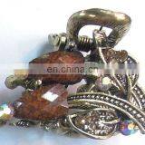 2015 Fashion Women Red Rhinestone Alloy Hair Claws thumbnail-3