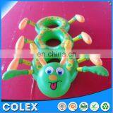 Inflatable Baby Float Boat Carpenterworm Shape Animals Swimming Ring Safty PVC Material thumbnail-2