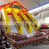 Top Wahoo Inflatable House Shape Water Slide Banzai Inflatable Water Slide