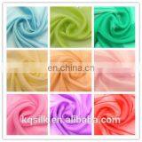 Multi-color Plain Dyed 100% Silk Chiffon Fabric