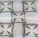 jaipuri new design color custom cotton cushion cover wholesale hanmade high quality printed cushion cover