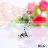 Bulk Engraved Wine Glass Charms Wedding Lead & Nickel Free Glass Wine Charm thumbnail-1