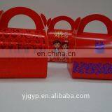 Factory Directly !Promotional Customized Lovely Red Paper Box With Gold Stamp thumbnail-3