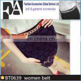 BT0639 Fashion Candy Color PU Leather Alloy Buckle Graceful Women Belt for Dress Cheap Dress Belts thumbnail-1