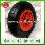 16 Inch 4.00-8 Plastic Rim Pneumatic Air Rubber Wheel for Wheelbarrow Martin Wheel Line Free Pattern Replacement Wheel Nylo Bush thumbnail-1