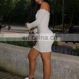 2020 Hot Summer Women Girls Lady Sexy Casual Off the Shoulder Dress thumbnail-6