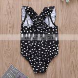 1-6 YEARS GIRLS Black Polka Dot Bikini Girls Swimwear Swimwear Kids Girl Large Stock 2019 New Arrival thumbnail-2
