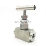 High Pressure Shut-off Valve 1/4 Soft Seal High Temperature Hydraulic Needle Valve thumbnail-3