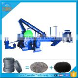 Environment Friendly Waste tyre recycling rubber powder line for making floor tile