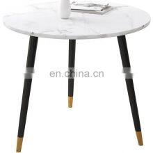 Modern Simple Design Luxury Manmade Plate Size Round Tea Table Combination