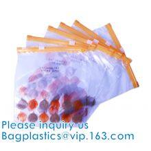Slider Zipper PVC Pouch Clear Vinyl PVC k Bag, Slider Bag for Underwear Packaging Slider Zipper Vinyl Bag for Clot thumbnail-5