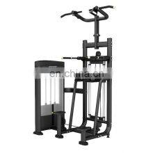 Best Gym Machine In China Commercial Pin Loaded Selection Dip/Chin Assisted Chin Pull Up Machine for Body Building