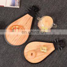 Hotel Characteristic Pipa Shape Home Creative Bamboo Serving Tray