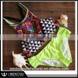 2016 New Sexy High Neck Bandage Swimwear Ladies Push Up Swimsuit Bikini Set Quality Choice thumbnail-1