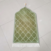 Muslim Foldable Prayer Mat Wholesale With Pocket Islamic Plain Prayer Mat Sejadah Prayer Mat With Backrest thumbnail-5