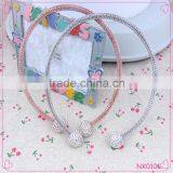 Europe and America Fashion High-grade Open Collar Crystal Ball Pendant Necklace thumbnail-1