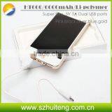 Ultra Thin 6000mah Mobile Charger Portable Mobile Power Bank For IPhone6/6s
