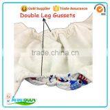 New 2015 Reusable Self-design Color Snaps Bamboo Inner Diapers