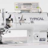 Typical GC20666-D2T3 Double Needle Compound Feed Auto-Trimming Lockstitch Sewing Machine With Back Tack thumbnail-1