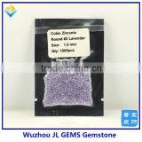 1.5mm Round Lavender Small Round AAA cz Stone thumbnail-1