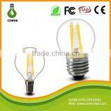 G45 4watt Led Filament Bulb Light Ip40 Glass Clear E27 B22 E14 Filament Lamp for Indoor