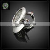 Wholesale African Fashion Silver Jewelry Set thumbnail-6