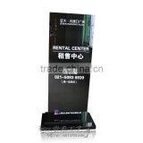 Demure Design Acrylic Poster Display Stand for House Property ,black Acrylic Display Stand thumbnail-1