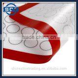 Non-Stick Silicone Baking Mat for Macarons Red thumbnail-2