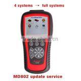 Original Autel Maxidiag Elite MD802 Pro All System DS Model (MD701+MD702+MD703+MD704) MD 802 Full System DS+EPB+OLS+Data Stream