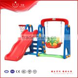 plastic indoor small kids slide and swing