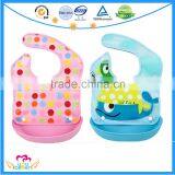 Hot Selling Fashion Carton Baby Toddler Bibs Eco-friendly Folded Washable Baby Bibs thumbnail-3