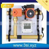 Brass Floor Heating Water Manifold With Digital Gauge (YZF-L088)