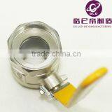 China Professional Manufacturer High Quality Stainless Steel No Leakage Threaded Body Zink Alloy Ball Valves Globe Valve thumbnail-2