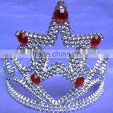 9cmx12cm LED Flashing Metallic Silver Star Plastic Tiaras and Crowns thumbnail-3