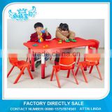 Preschool kids study table and chair classroom height adjustable desk furniture