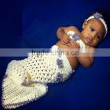 crochet baby bikini mermaid tail outfit newborn photo props
